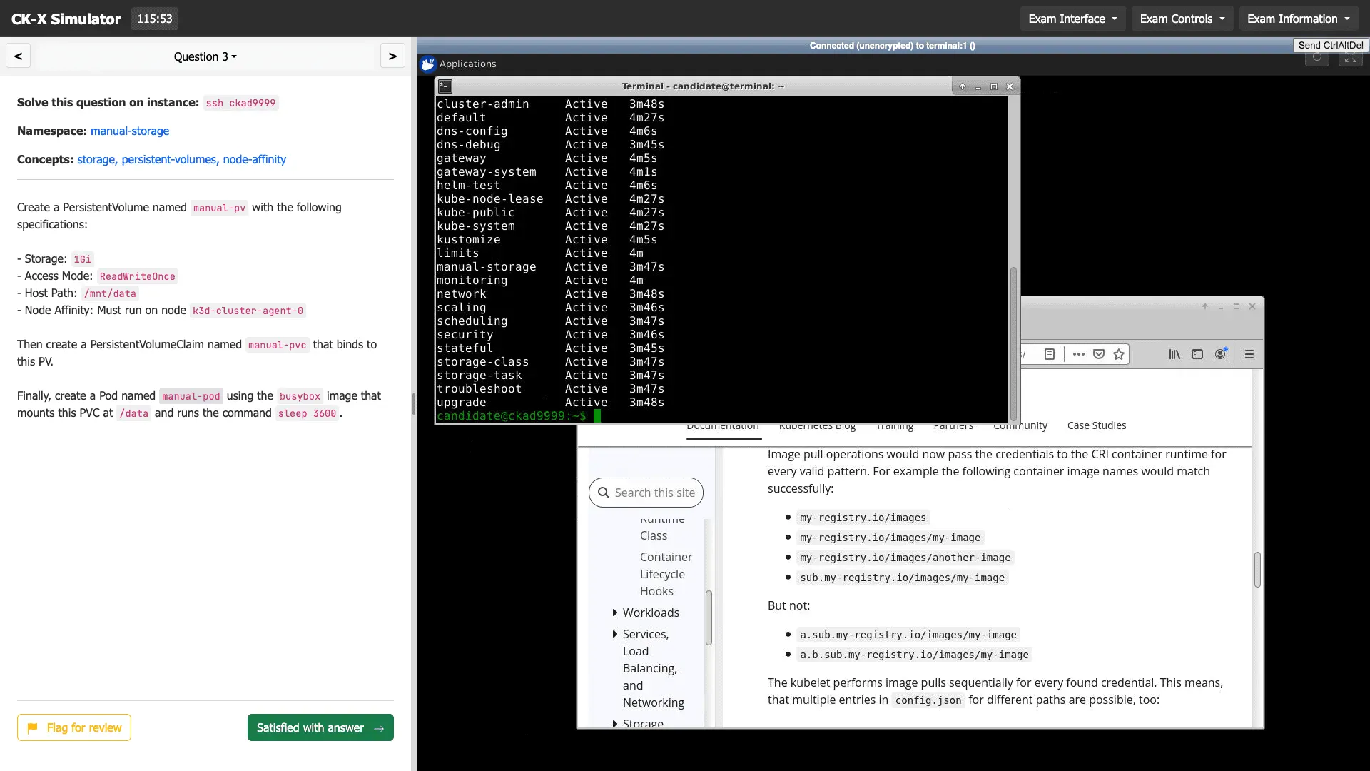 CKS Simulator Realistic Environment: Remote desktop and terminal for Kubernetes security exam practice