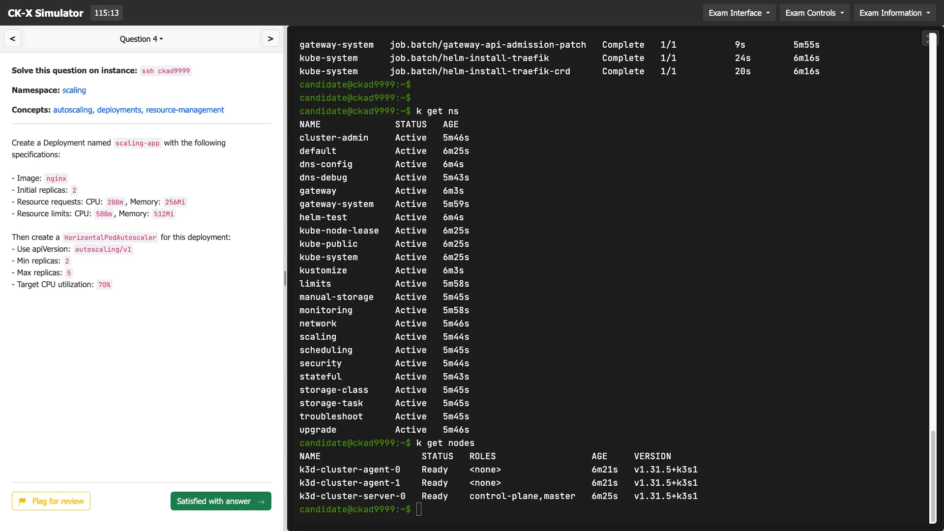 CKS Simulator Terminal Mode: Practice Kubernetes security CLI commands in a real environment
